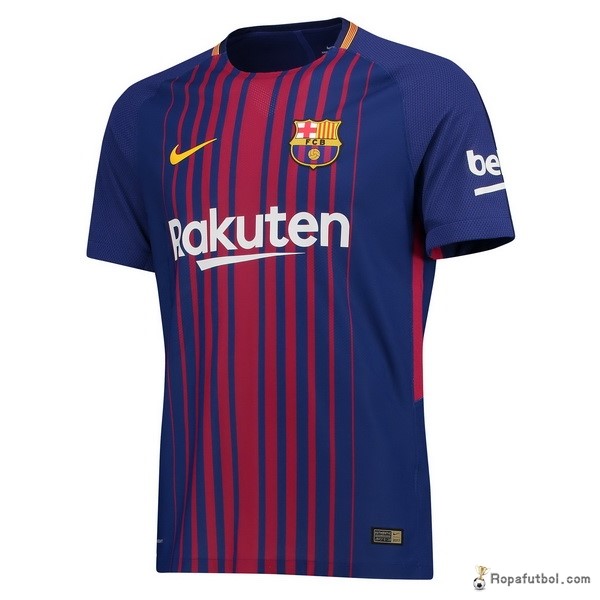 Camiseta Barcelona Replica Primera Ropa 2017/18 Azul